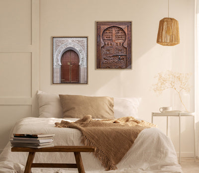 Sylvie Morocco Marrakech Door Framed Canvas by kateandlaurel - product image 8 for Resin Society