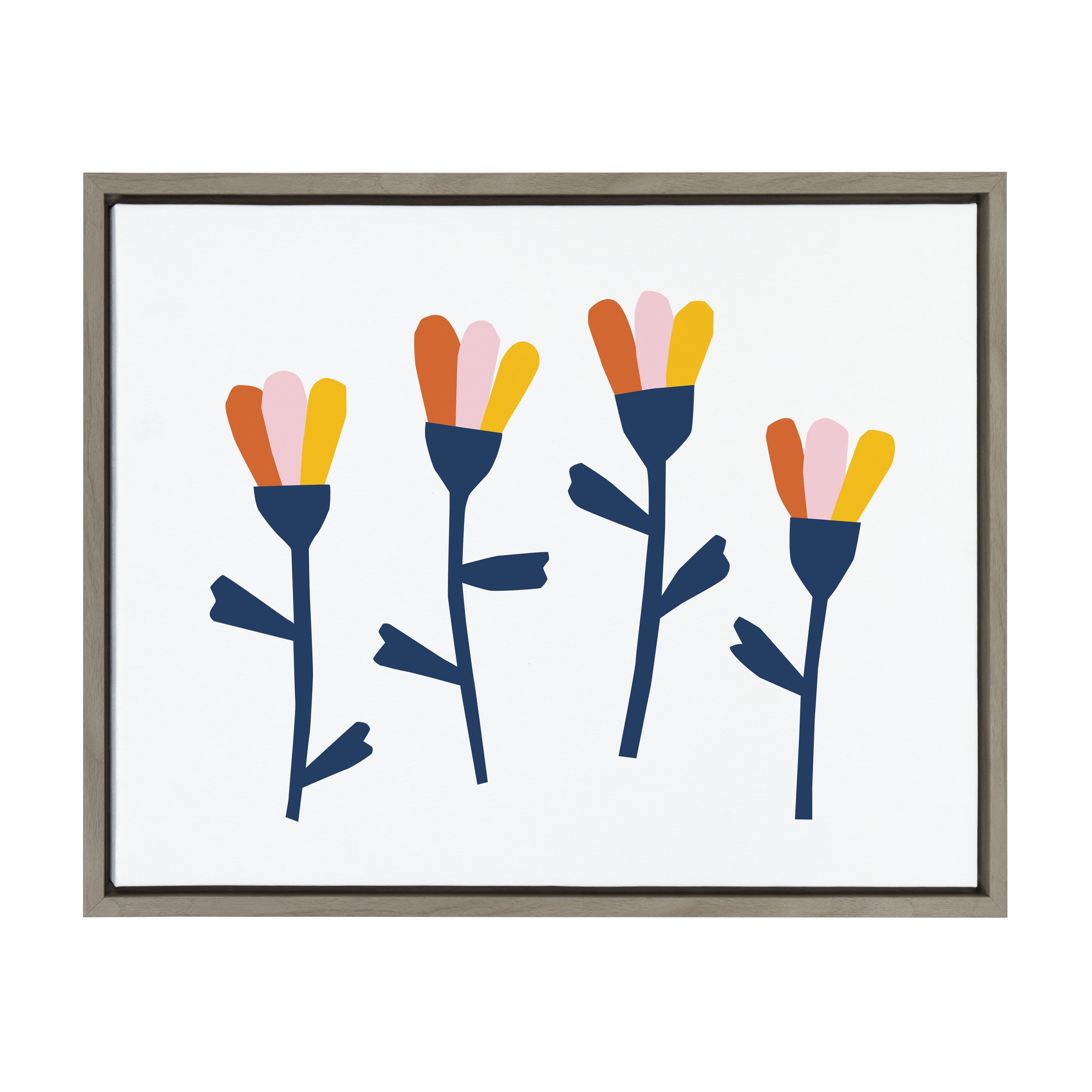 Sylvie Little Bloom Framed Canvas by kateandlaurel - product image 9 for Resin Society