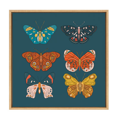 Sylvie Free Wings Framed Canvas by kateandlaurel - main product image for Resin Society