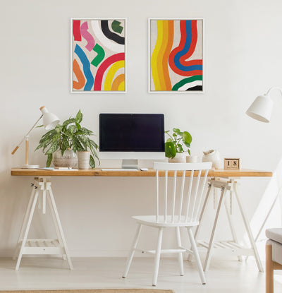 Sylvie It Depends on What You See Framed Canvas by Amber Vittoria