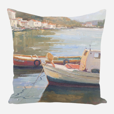 Two Boats Pillow by John Beard Collection - main product image for Resin Society