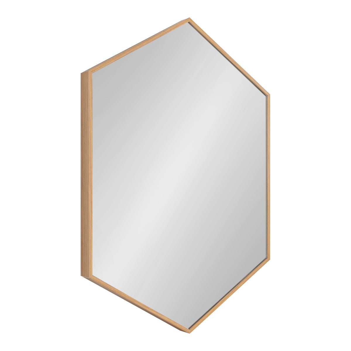 Rhodes Framed Hexagon Wall Mirror by kateandlaurel - main product image for Resin Society