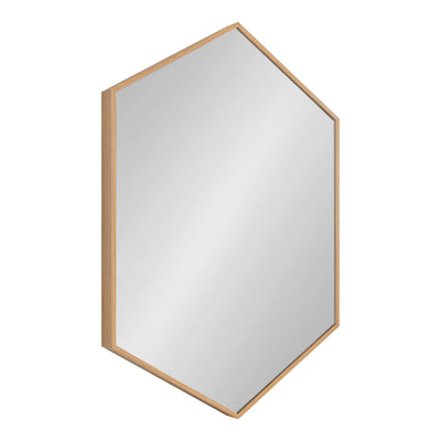 Rhodes Framed Hexagon Wall Mirror by kateandlaurel - main product image for Resin Society