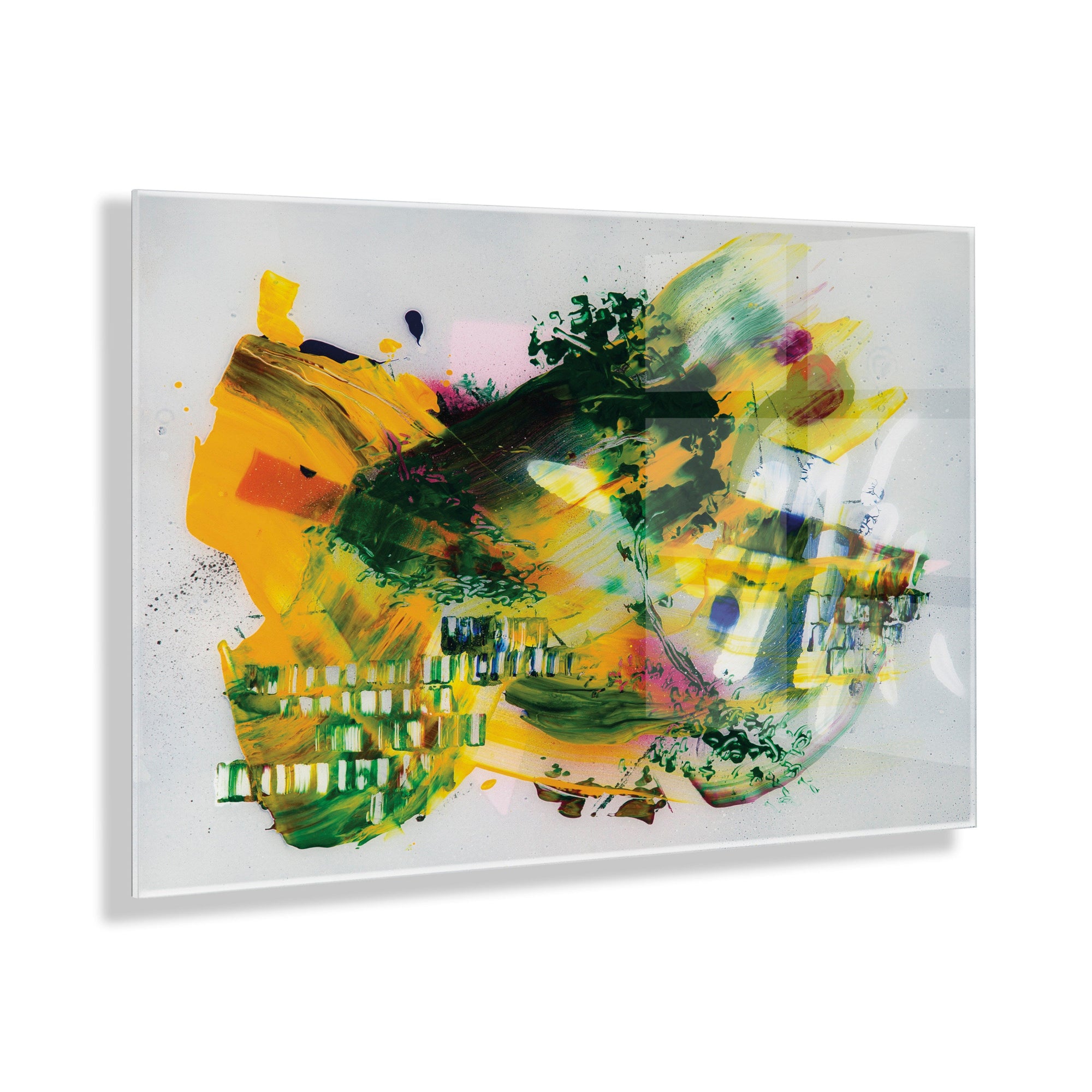 Garden of a Split Second Painting Floating Acrylic Art by kateandlaurel - product image 9 for Resin Society