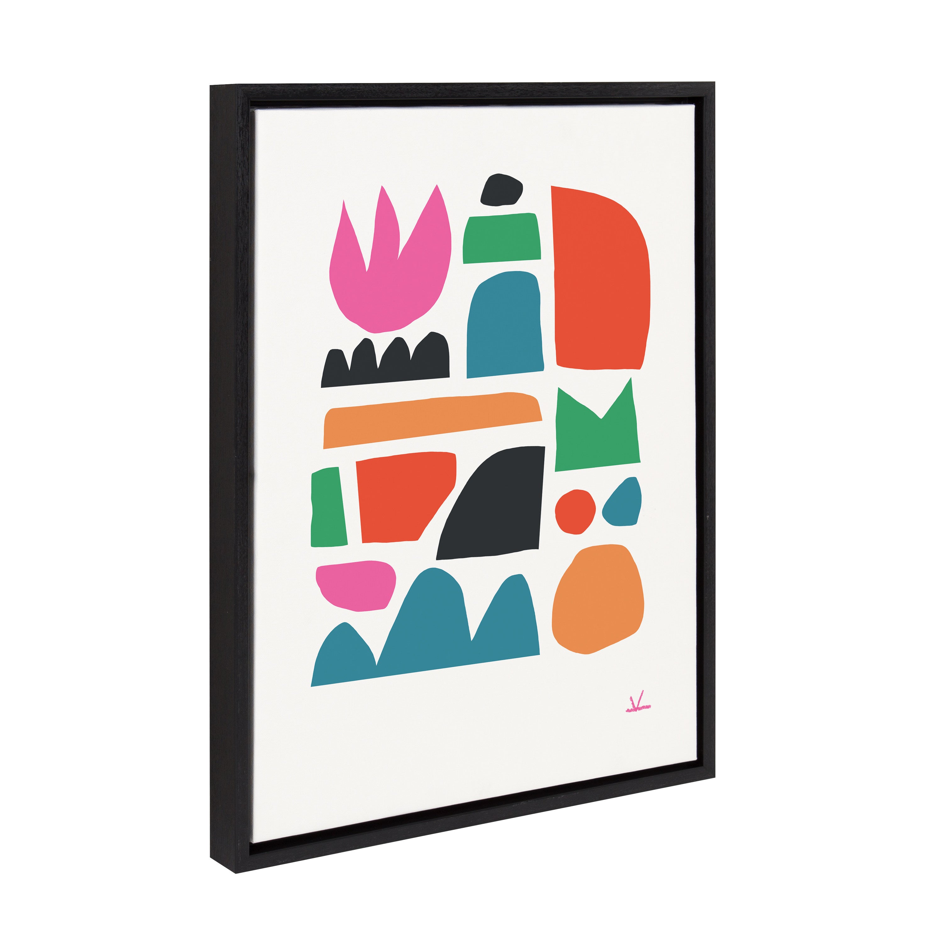 Sylvie Spring Framed Canvas by kateandlaurel - product image 10 for Resin Society