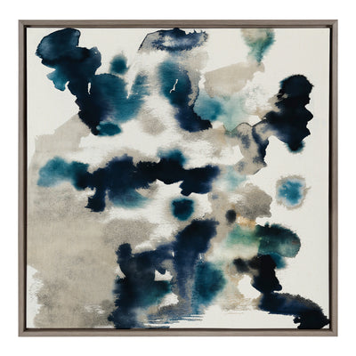 Sylvie Gilded Watercolor Framed Canvas by kateandlaurel - product image 8 for Resin Society