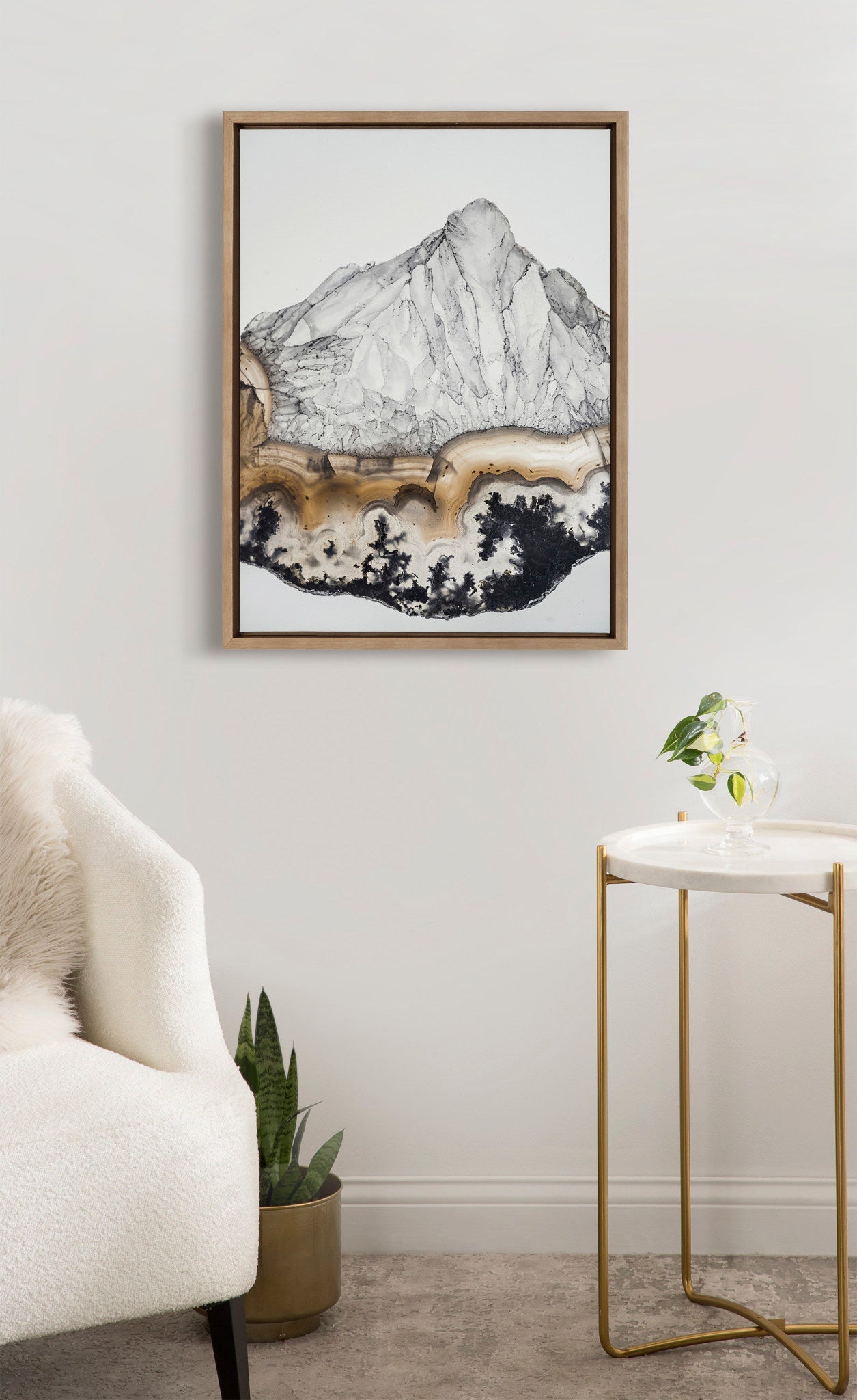 Sylvie Ancient History Framed Canvas by kateandlaurel - product image 7 for Resin Society