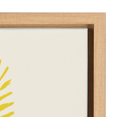 Sylvie Tropical Love Framed Canvas by kateandlaurel - product image 3 for Resin Society