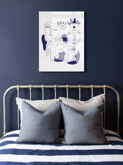 Mystery Blue Floating Acrylic Art by kateandlaurel - product image 7 for Resin Society