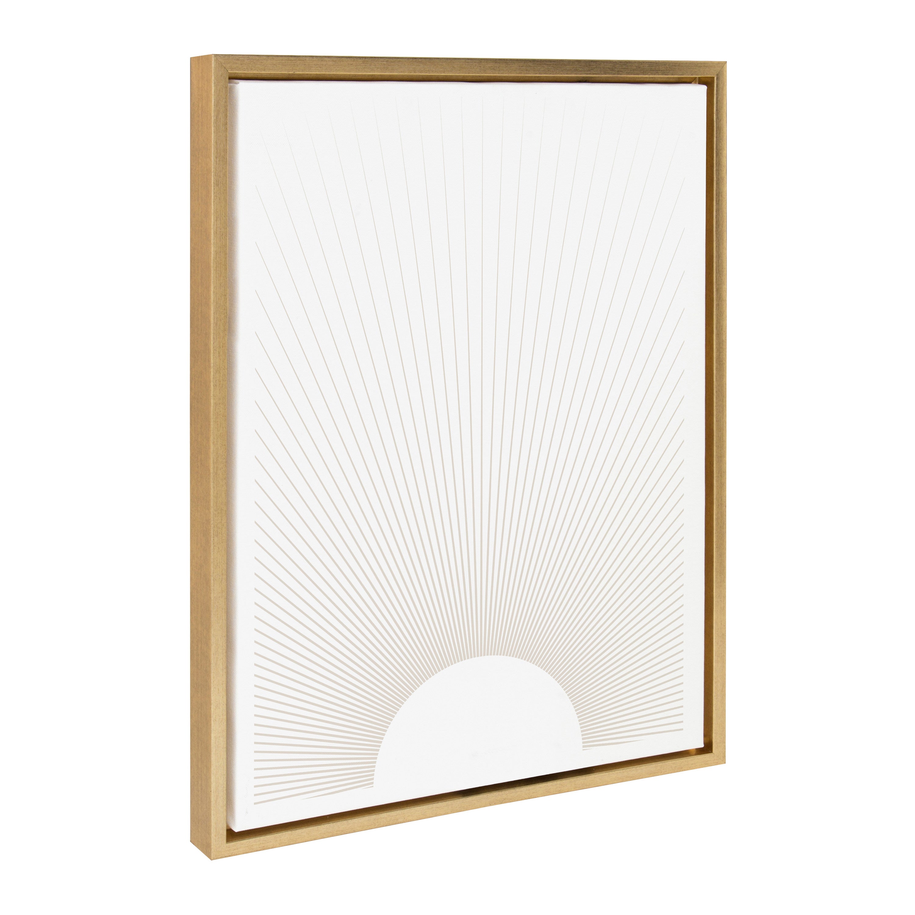 Sylvie Sun Rays Framed Canvas by Rocket Jack by kateandlaurel - product image 10 for Resin Society