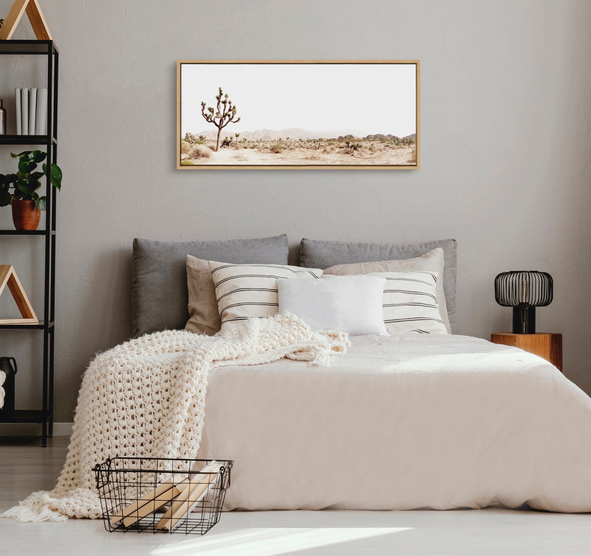 Sylvie Lone Joshua Tree Framed Canvas by Amy Peterson Art Studio by kateandlaurel - product image 9 for Resin Society