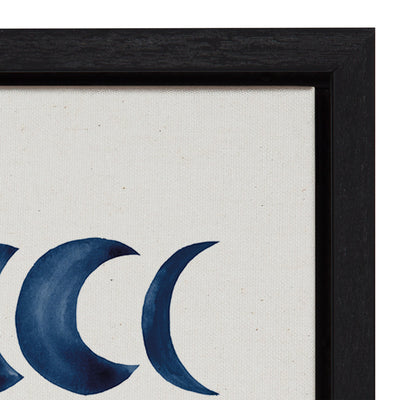 Sylvie Moon Phases Framed Canvas