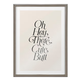 Blake Nice Butt Framed Printed Glass by kateandlaurel - product image 2 for Resin Society