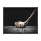 Sylvie Golf Club And Ball Framed Canvas by kateandlaurel - main product image for Resin Society
