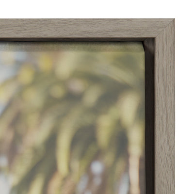 Sylvie LA California Palm Trees Framed Canvas by Laura Evans by kateandlaurel - product image 3 for Resin Society