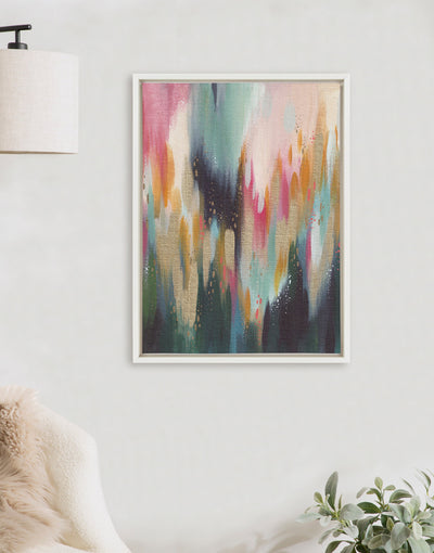 Sylvie Brushstroke 135 Framed Canvas by kateandlaurel - product image 10 for Resin Society