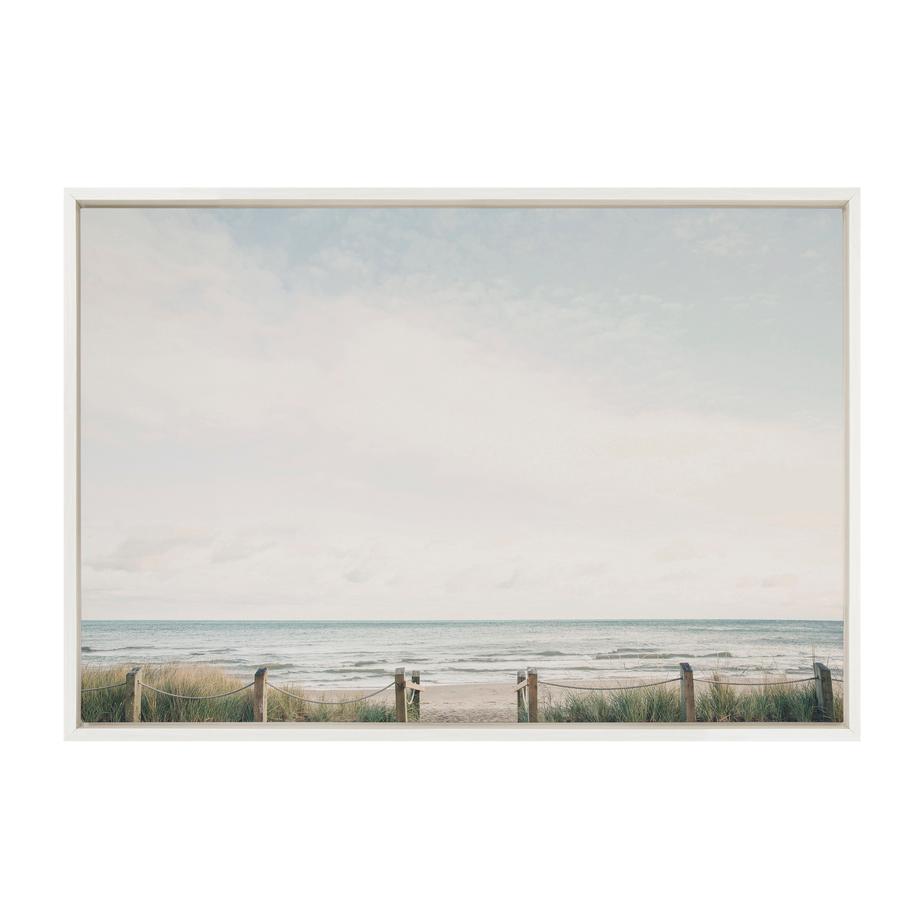 Sylvie Pale Sky Framed Canvas by Emiko and Mark Franzen of F2Images