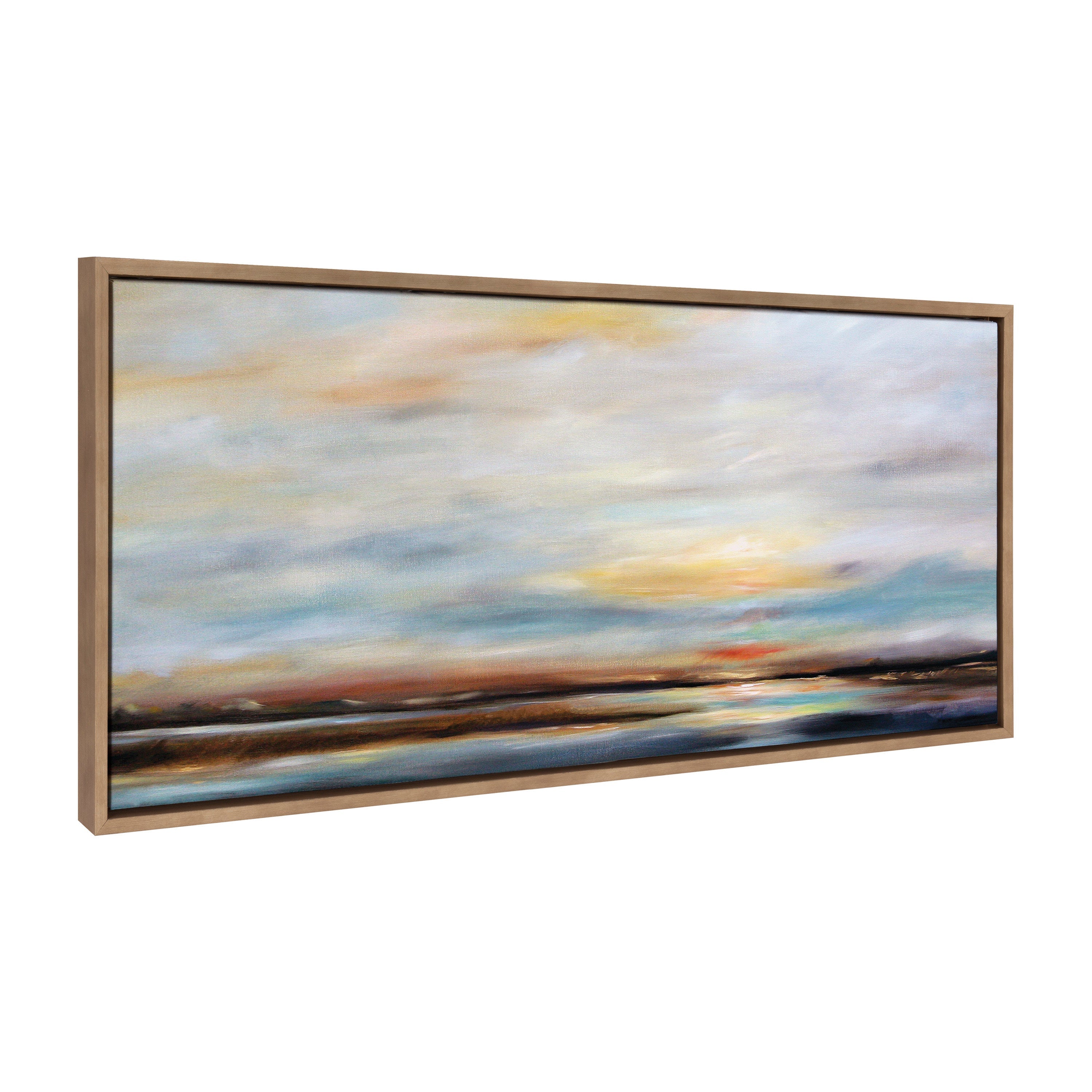 Sylvie Carolina Sunset Framed Canvas by kateandlaurel - product image 12 for Resin Society