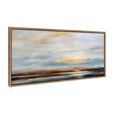 Sylvie Carolina Sunset Framed Canvas by kateandlaurel - product image 12 for Resin Society