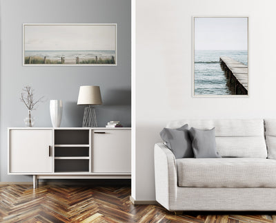 Sylvie Pale Sky Framed Canvas by Emiko and Mark Franzen of F2Images