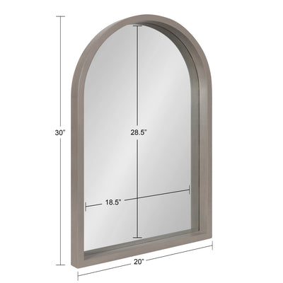 Hutton Wood Framed Arch Mirror by kateandlaurel - product image 16 for Resin Society