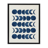Sylvie Moon Phases Framed Canvas