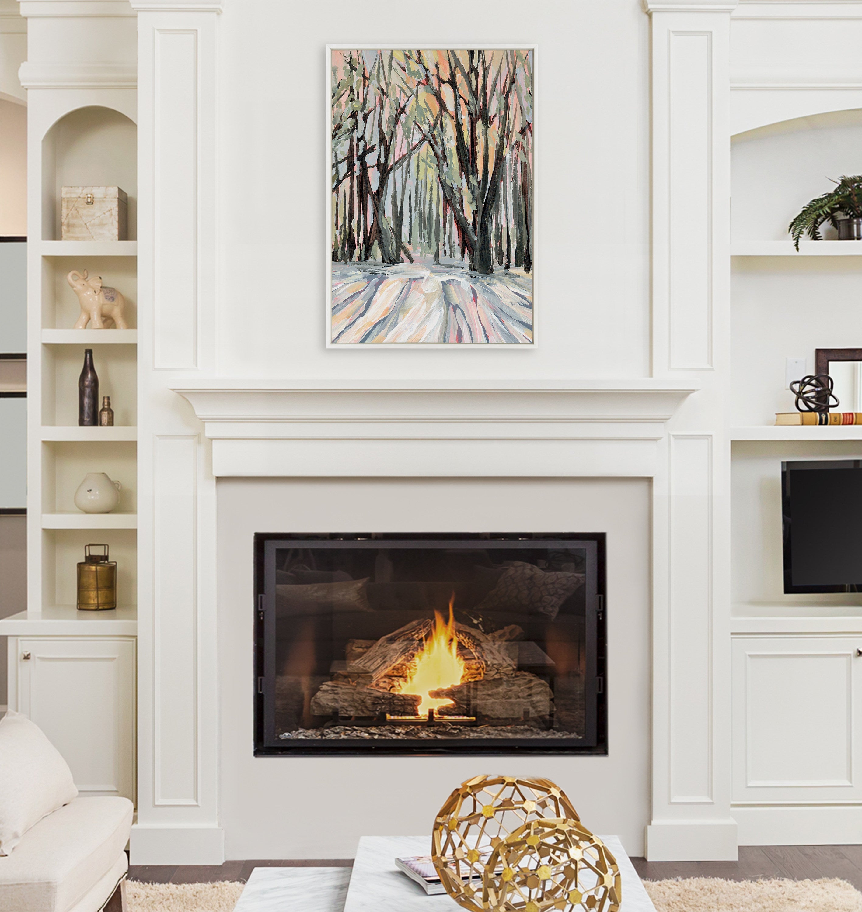 Sylvie Vermont Framed Canvas by Emily Kenney