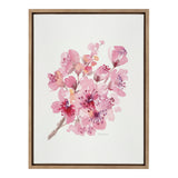 Sylvie Cherry Blossom 2 Framed Canvas by kateandlaurel - main product image for Resin Society