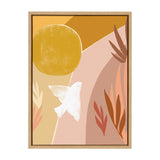 Sylvie Sunrise Dove Framed Canvas by kateandlaurel - main product image for Resin Society
