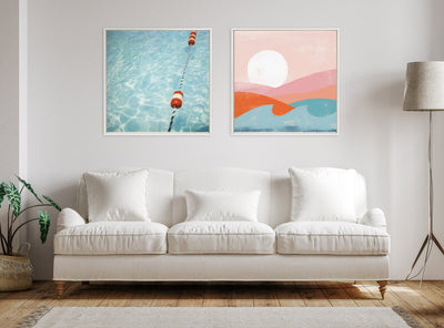 Sylvie Ropes Framed Canvas by Alicia Bock