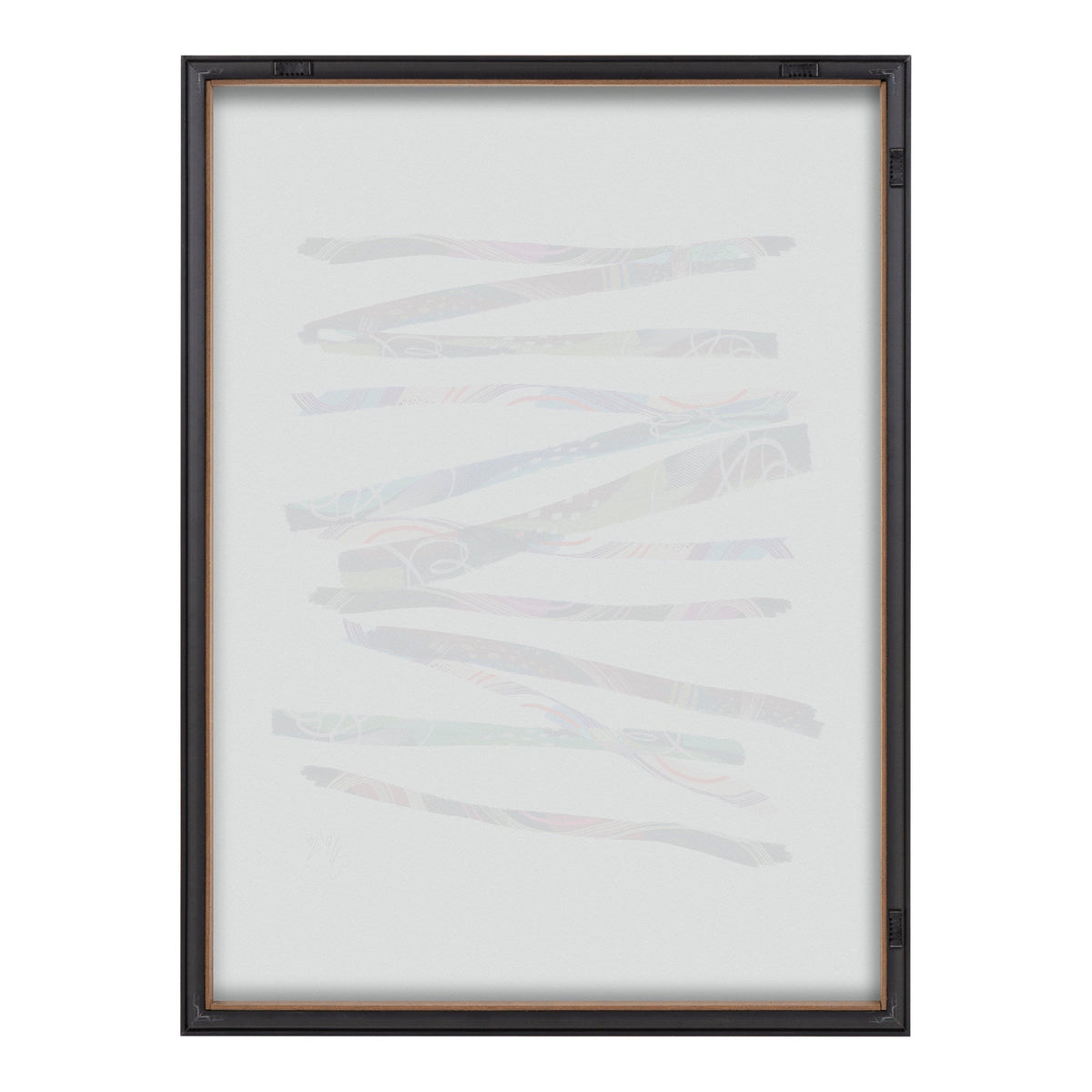 Blake Abstract Sticks 5 Framed Printed Glass by kateandlaurel - product image 4 for Resin Society
