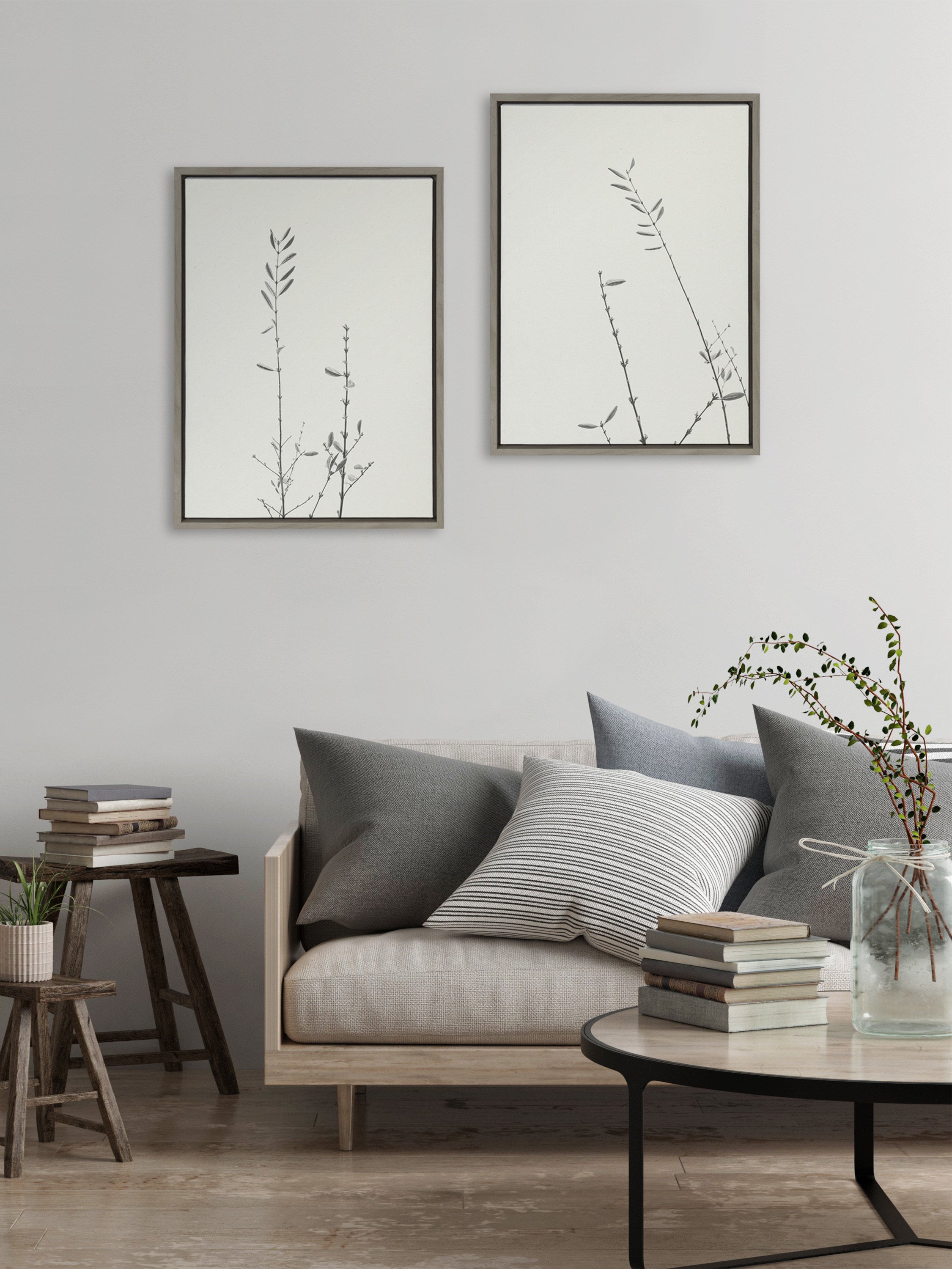 Sylvie Retro Tennessee Botanicals Framed Canvas by kateandlaurel - product image 11 for Resin Society