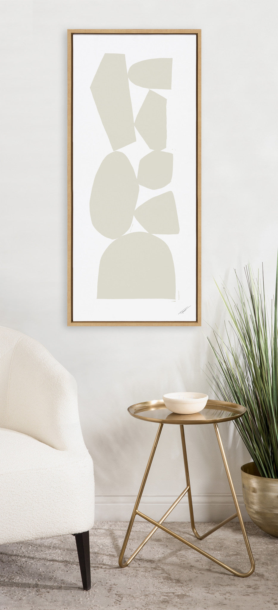 Sylvie Constructed IV Framed Canvas by kateandlaurel - product image 5 for Resin Society