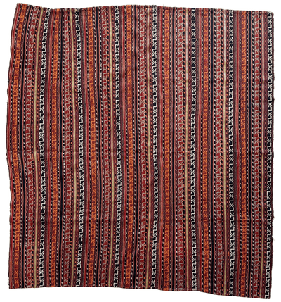 UNIQUE Antique Square Azerbijani Shahsavan Jajim Rug 6’4” x 6’8” by Rugistan - main product image for Resin Society