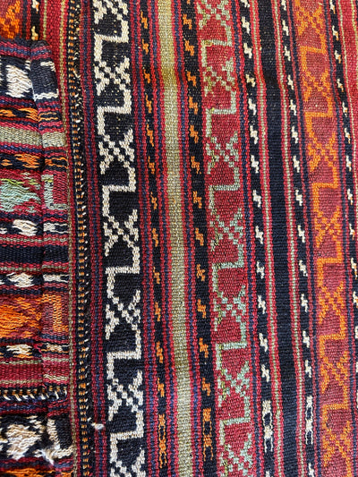 UNIQUE Antique Square Azerbijani Shahsavan Jajim Rug 6’4” x 6’8” by Rugistan - product image 17 for Resin Society