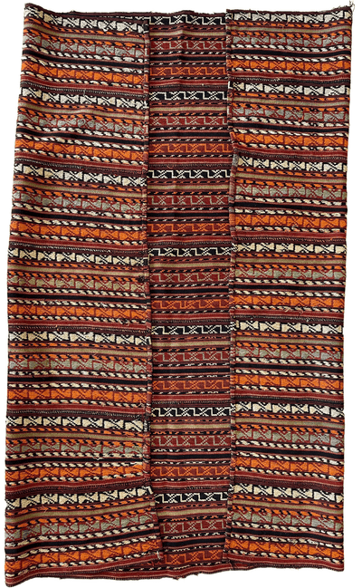 UNIQUE Antique Square Azerbijani Shahsavan Jajim Rug 6’4” x 6’8” by Rugistan - product image 3 for Resin Society