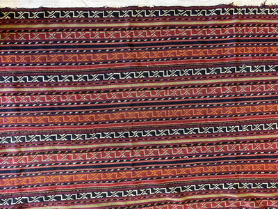 UNIQUE Antique Square Azerbijani Shahsavan Jajim Rug 6’4” x 6’8” by Rugistan - product image 7 for Resin Society