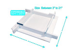 Universal Epoxy Form Kit showing adjustable HDPE side walls and base for resin casting
