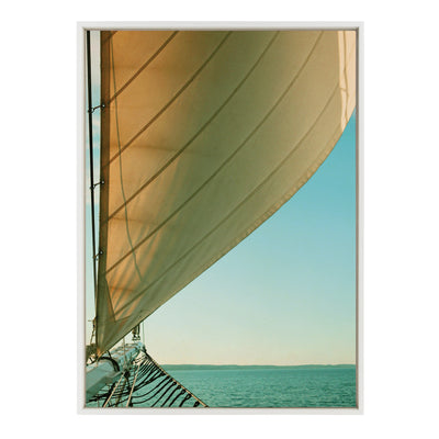 Sylvie Gulf Winds Framed Canvas by Alicia Bock