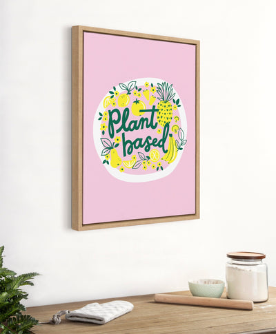 Sylvie Plant Based Framed Canvas by kateandlaurel - product image 8 for Resin Society