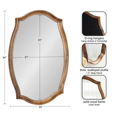 Hatherleigh Scallop Wall Mirror