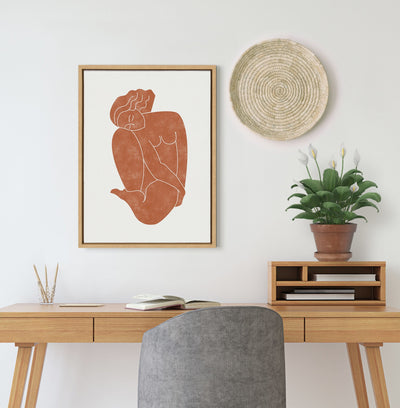 Sylvie Figurine Framed Canvas by kateandlaurel - product image 7 for Resin Society