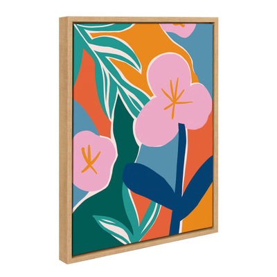 Sylvie Oaxaca Garden Framed Canvas by kateandlaurel - main product image for Resin Society