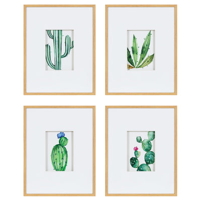 Liev Succulent Framed Print Art Set by kateandlaurel - main product image for Resin Society
