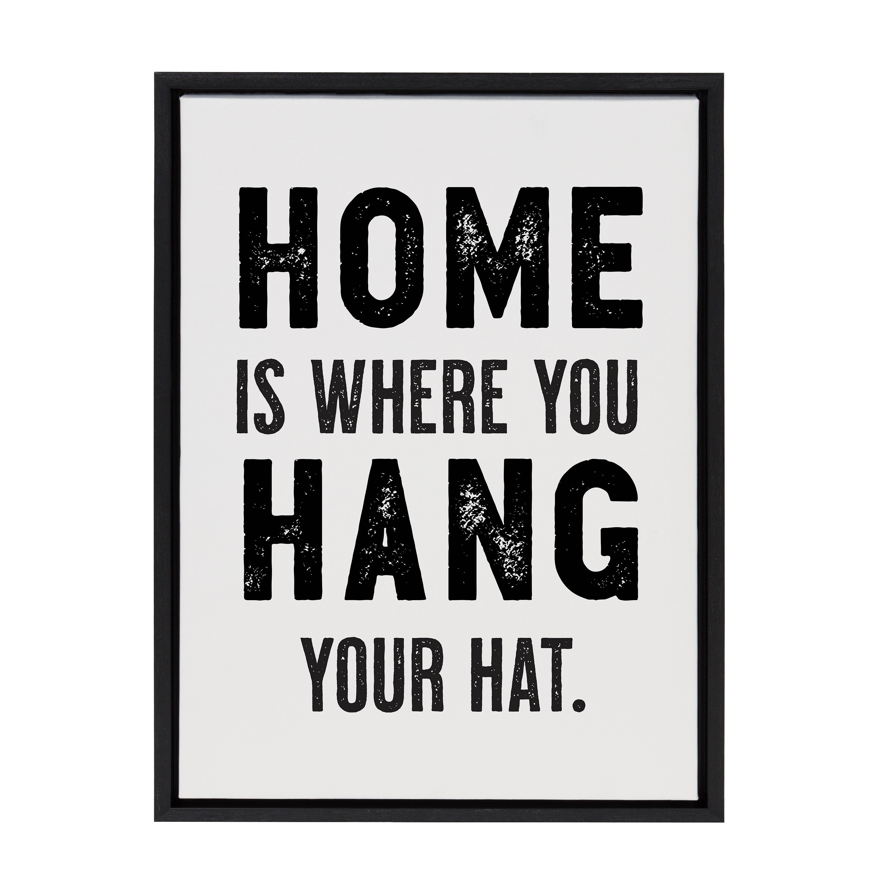 Sylvie Home Hat Framed Canvas by The Whiskey Ginger