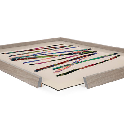 Blake Abstract Sticks 5 Framed Printed Glass by kateandlaurel - product image 3 for Resin Society