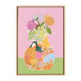 Sylvie Miracle Vase Framed Canvas by kateandlaurel - product image 9 for Resin Society