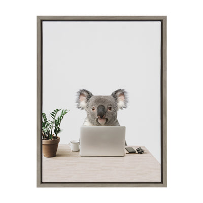 Sylvie Kevin is my name, Marketing is my game Framed Canvas