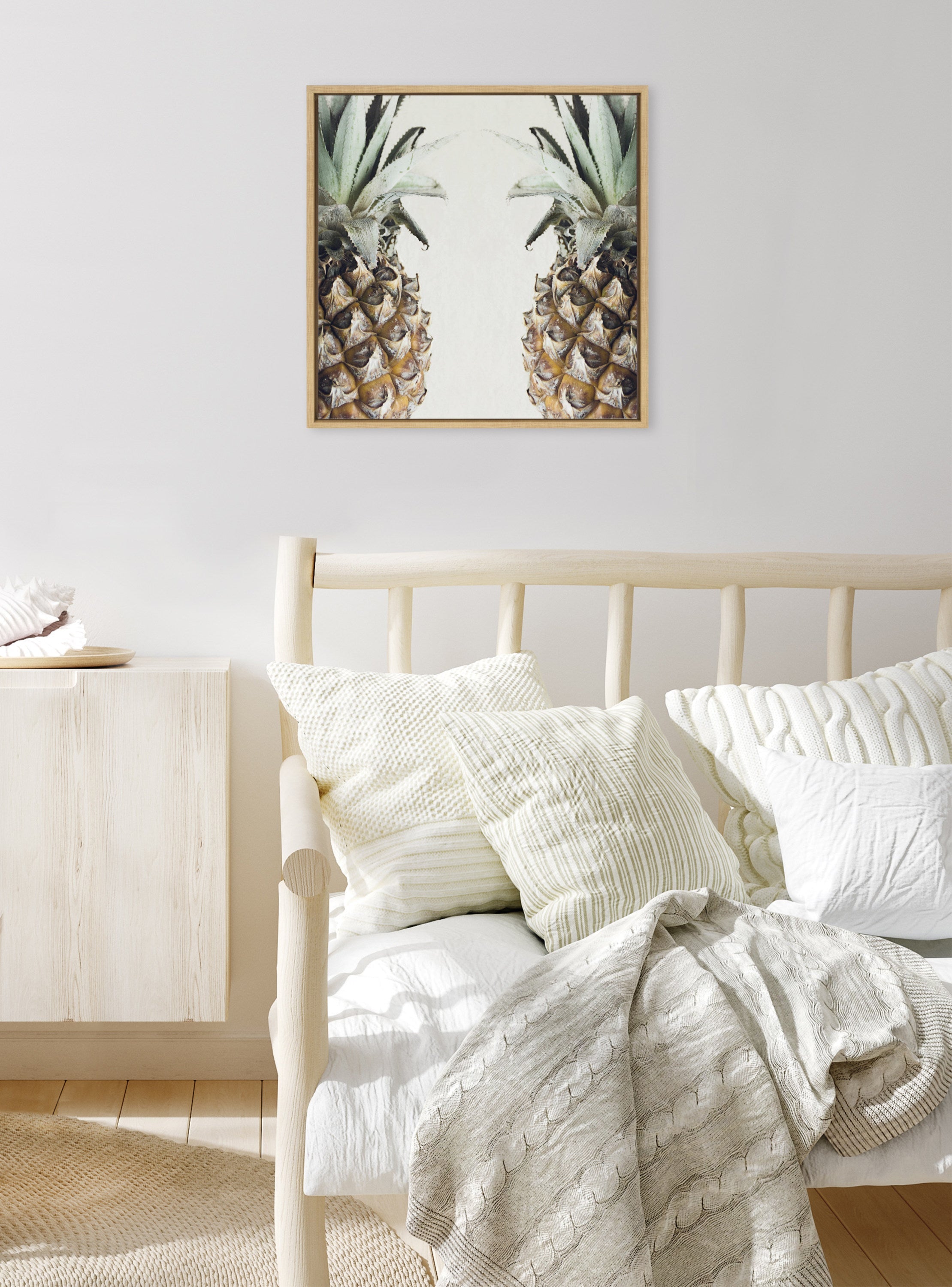 Sylvie Pineapples Framed Canvas by Emiko and Mark Franzen of F2Images