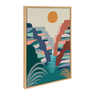 Sylvie Grand Canyon Framed Canvas by Rachel Lee